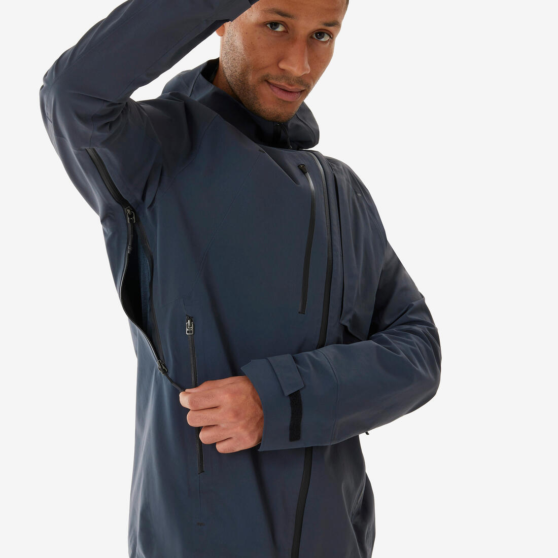 Veste de randonnée imperméable et légère homme, MH900
