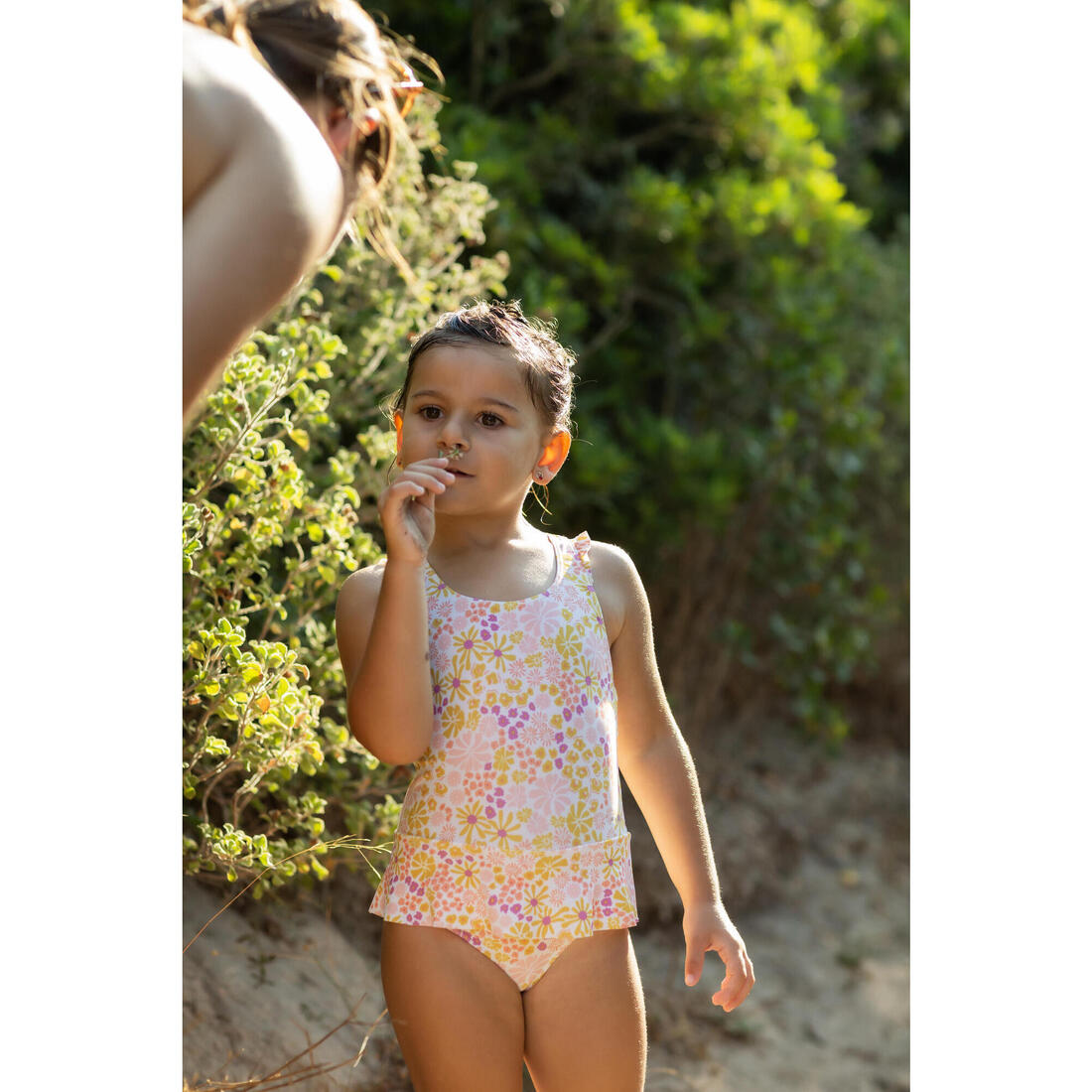 Maillot de bain 1 pièce bébé fille jupette