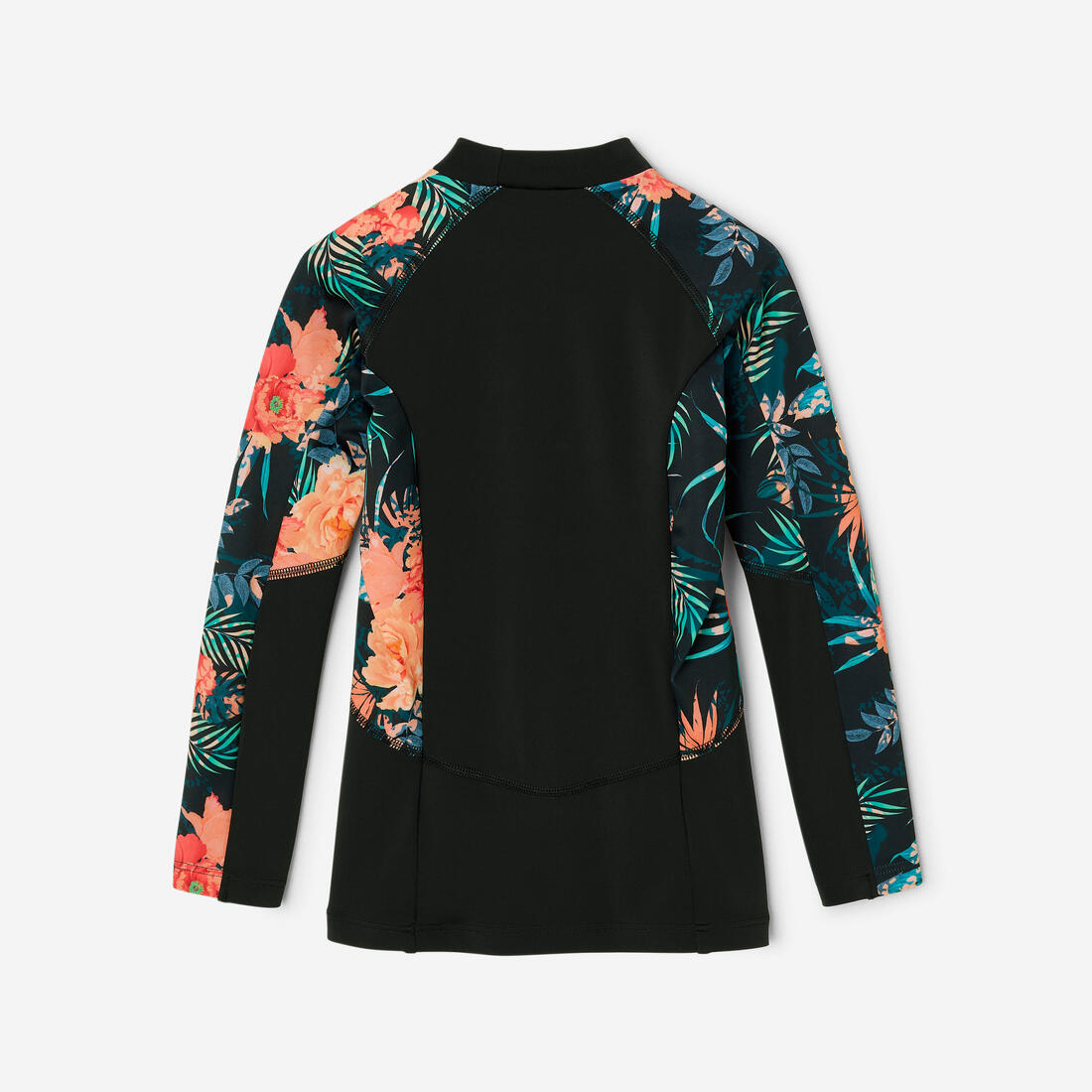 Tee shirt anti uv manches longues fille - 500 orchid