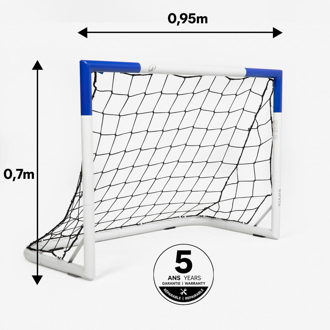 But de football Classique S (95 cm x 70 cm) blanc - Garantie 5 ans