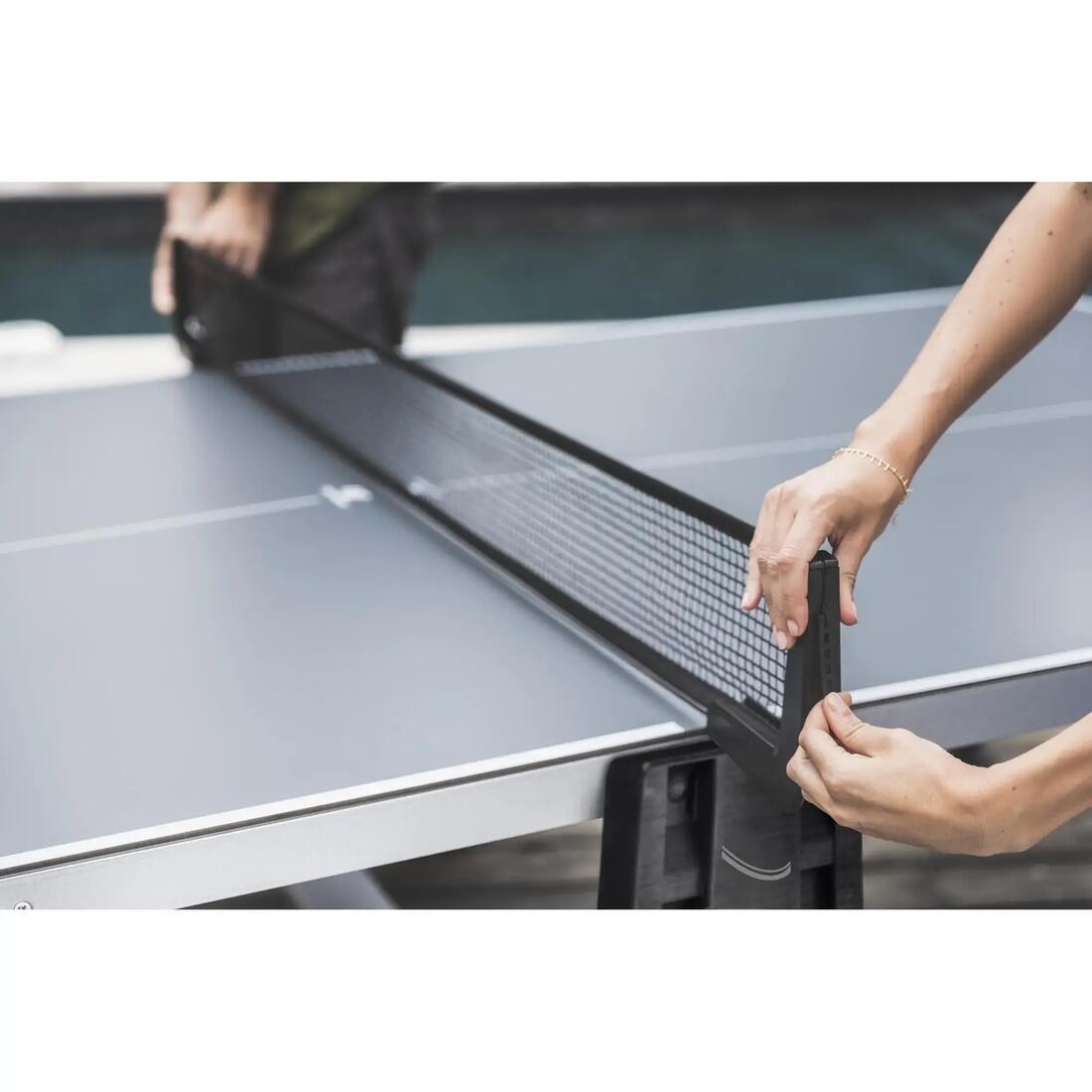 TABLE DE PING PONG EXTÉRIEURE 300X GRISE