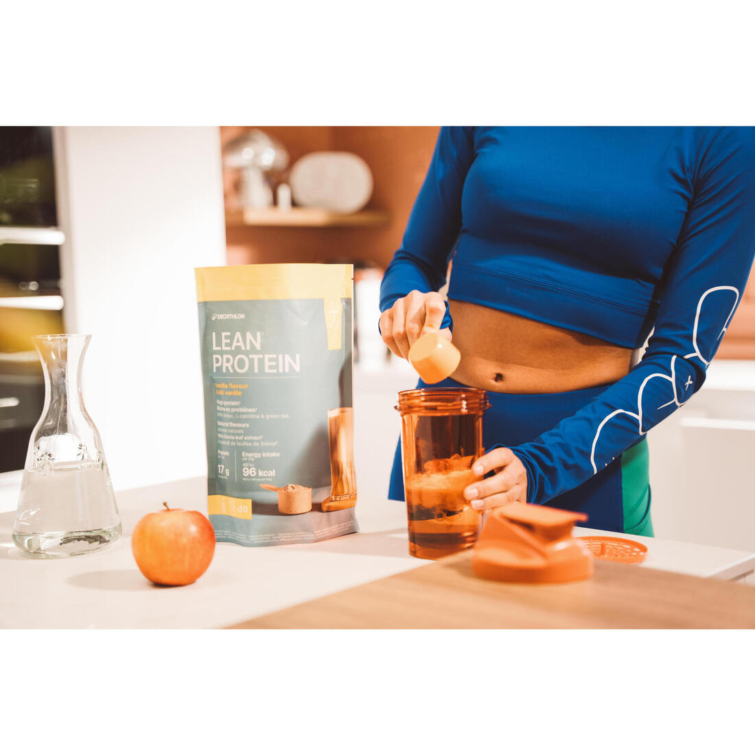 Protéines faibles en matières grasses vanille, Lean Protein 500g