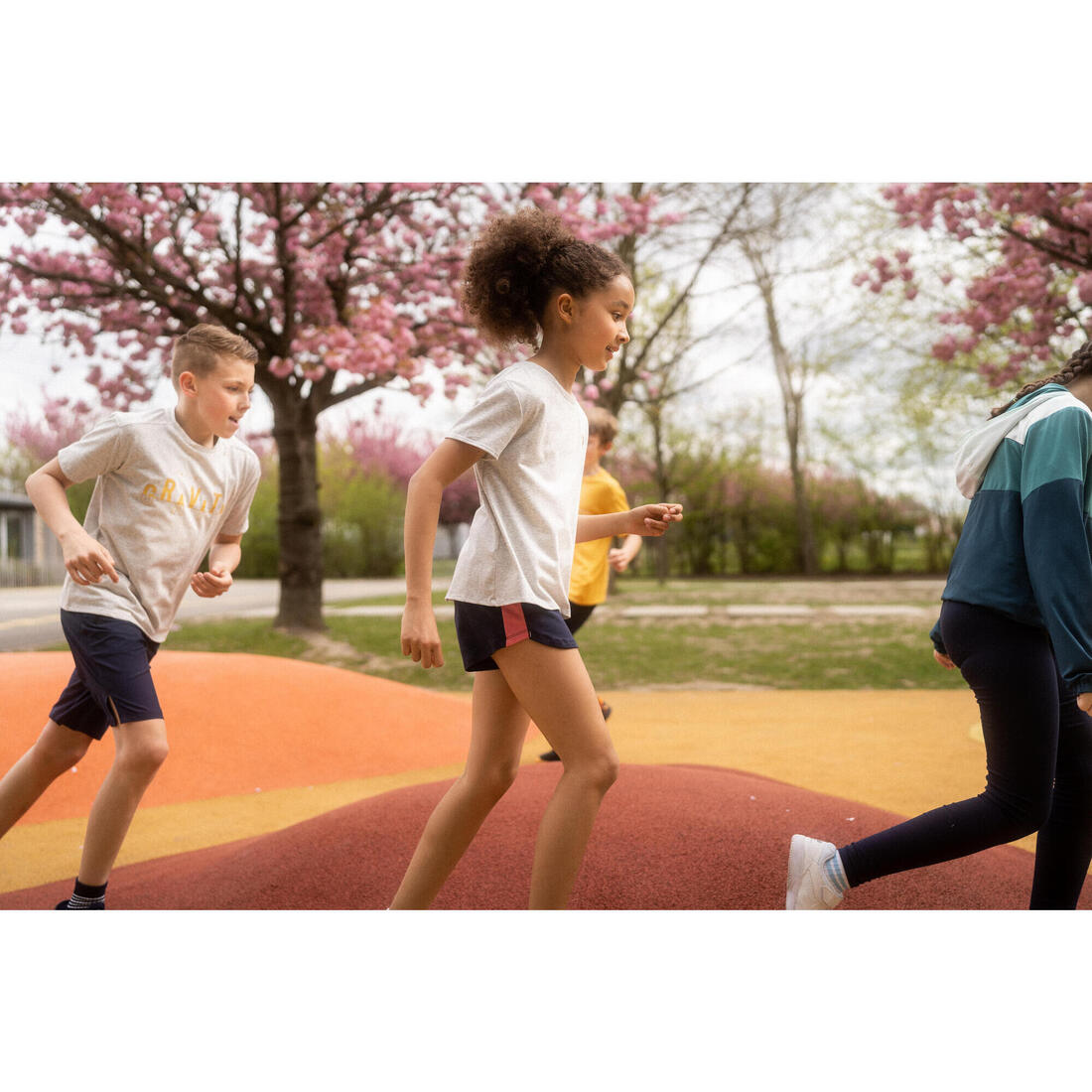 Short multisport coton fille