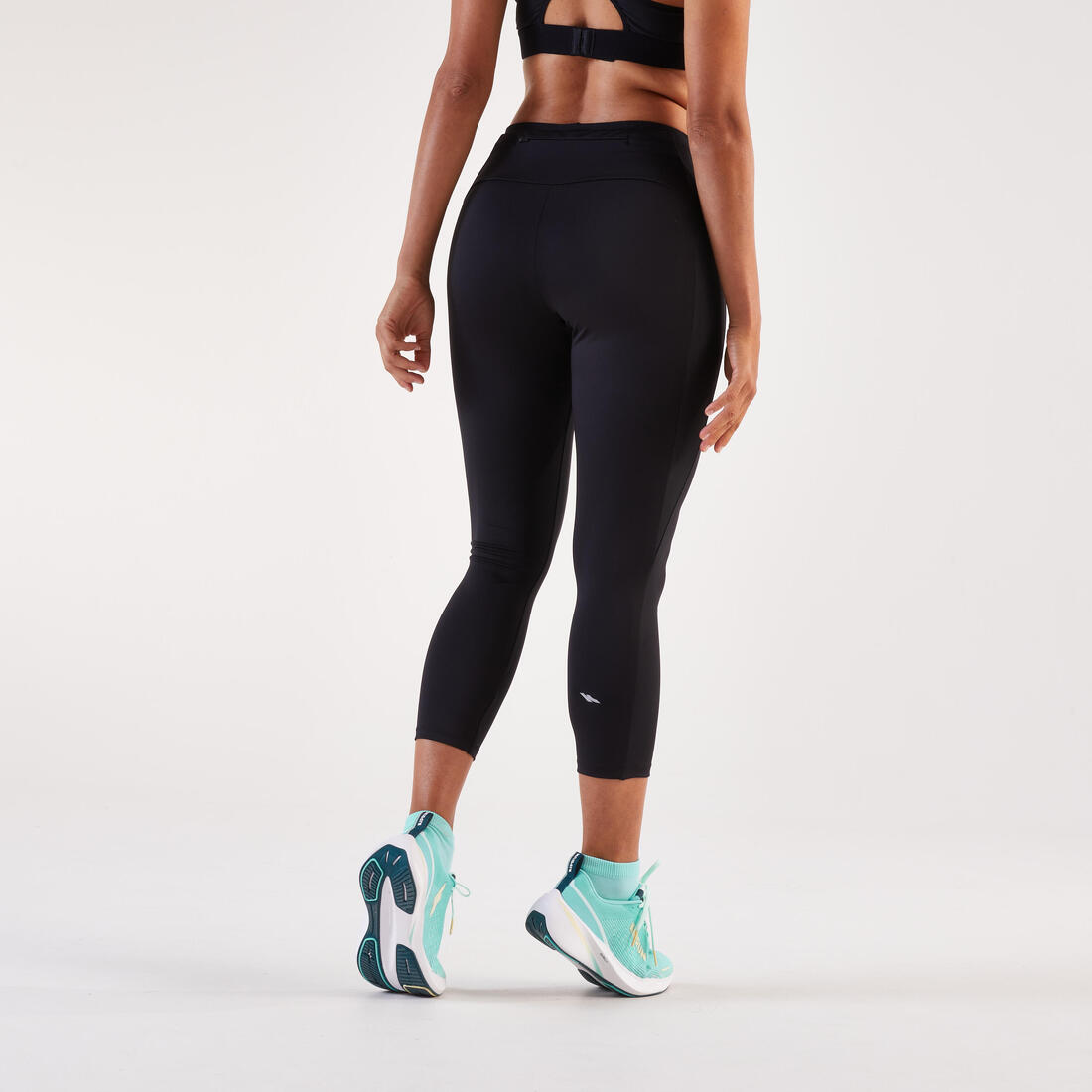 Legging court de running respirant Femme - KIPRUN Run 500 Confort