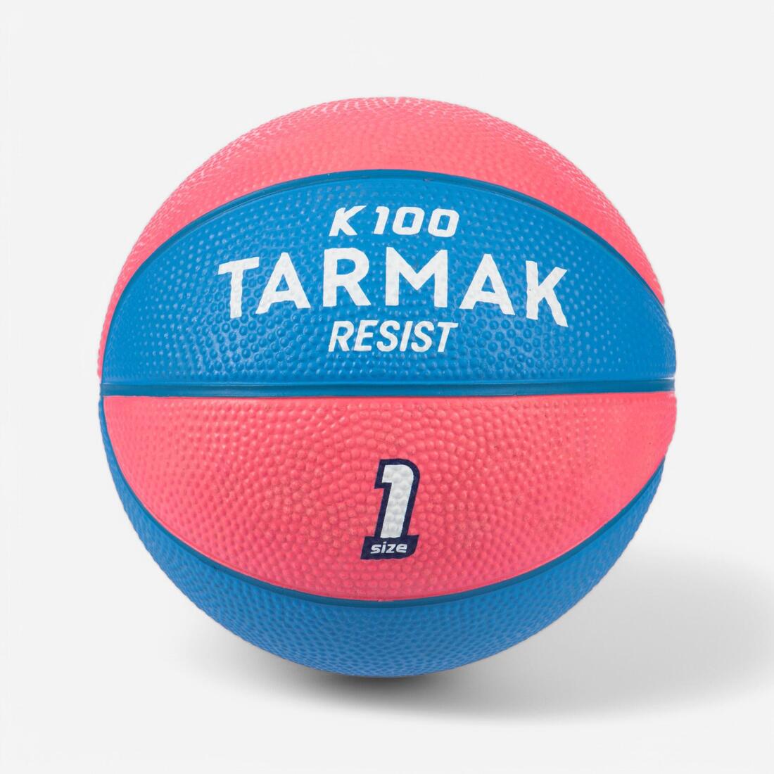 Mini ballon de basketball taille 1 Enfant - K100 Rubber