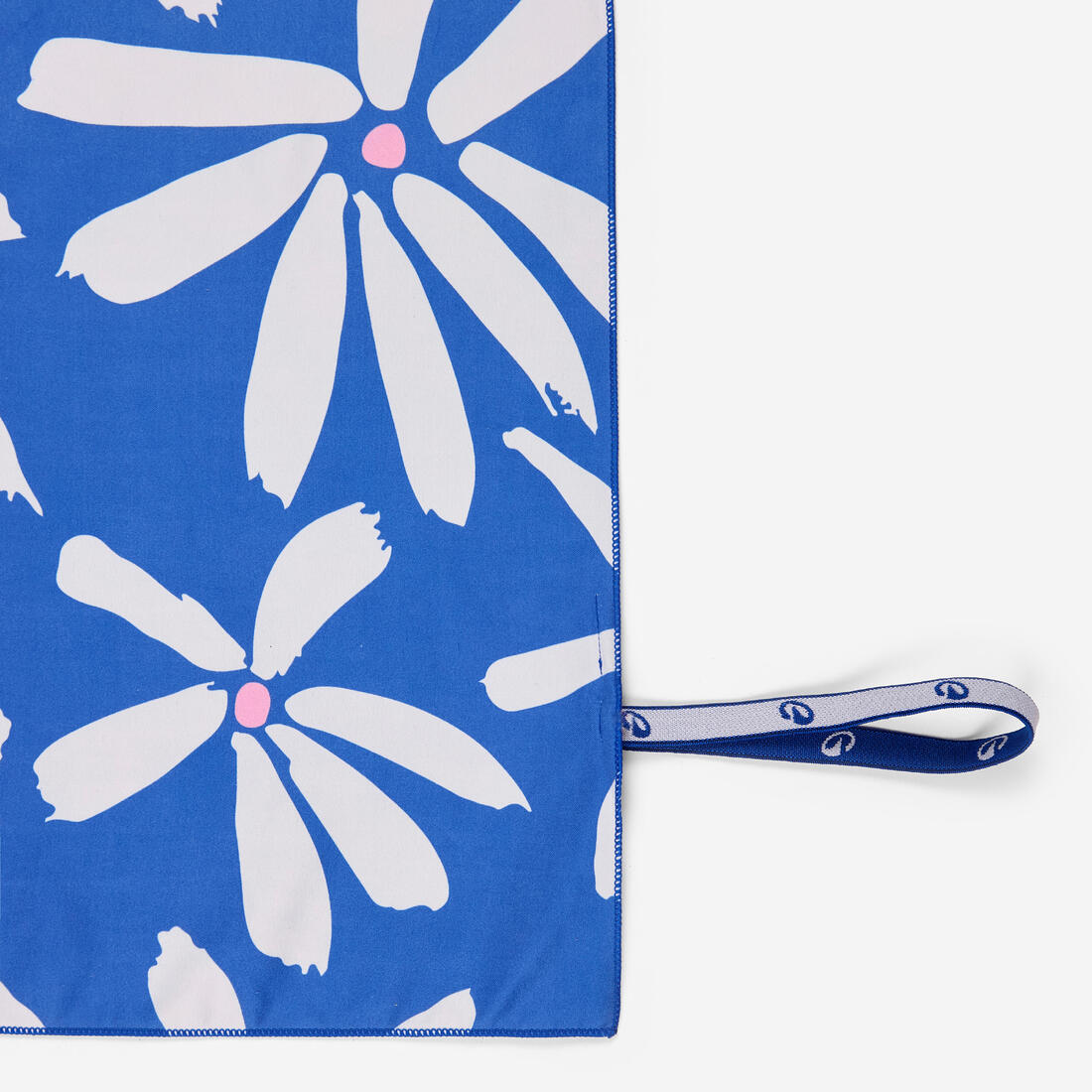 Serviette de bain microfibre compacte XL 110 x 175 cm, imprimé feuillage