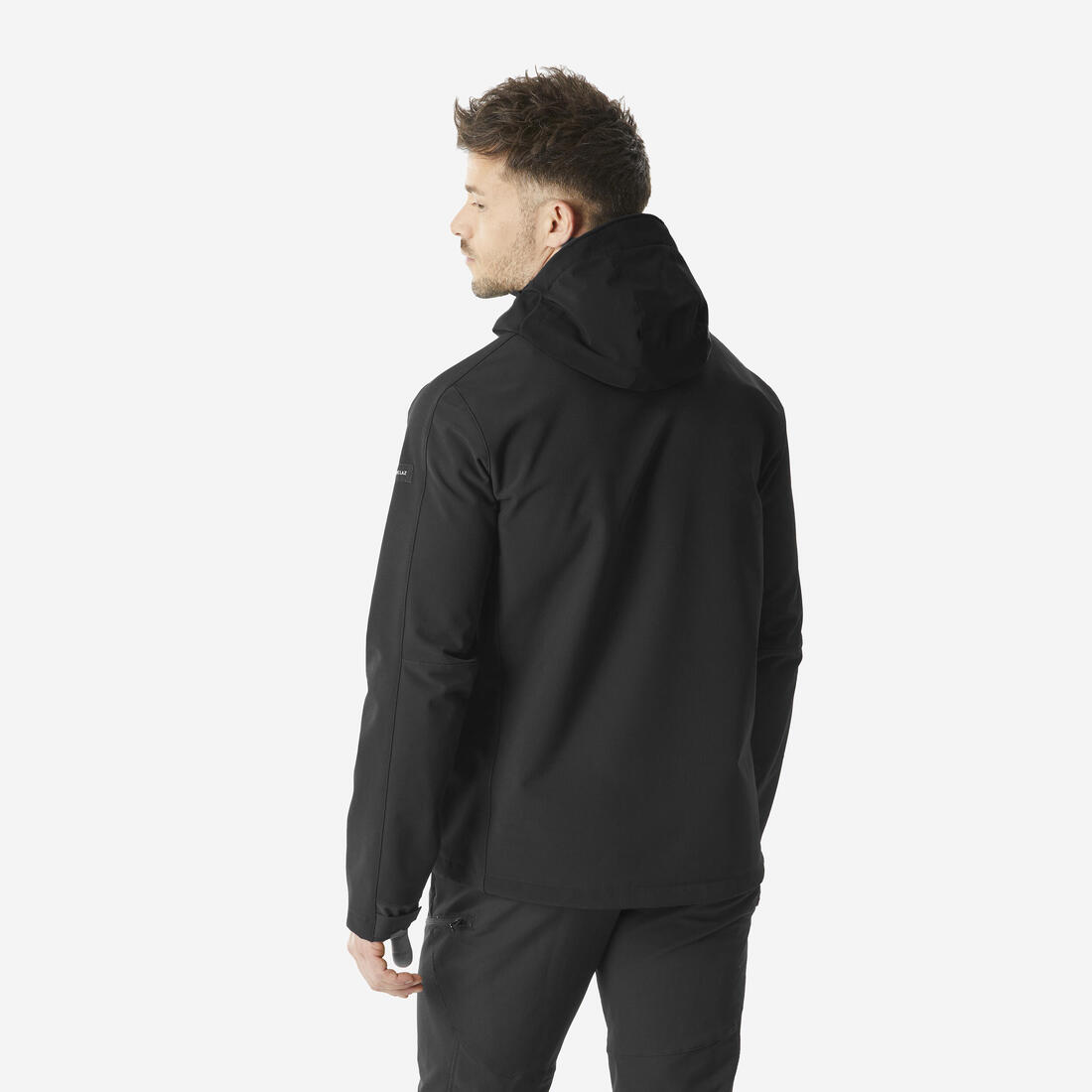 Veste de trek coupe-vent softshell homme, MT500 khaki