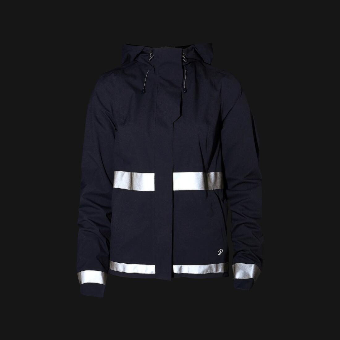 VESTE PLUIE VELO VILLE VISIBILITE NUIT 540 FEMME BLEU MARINE