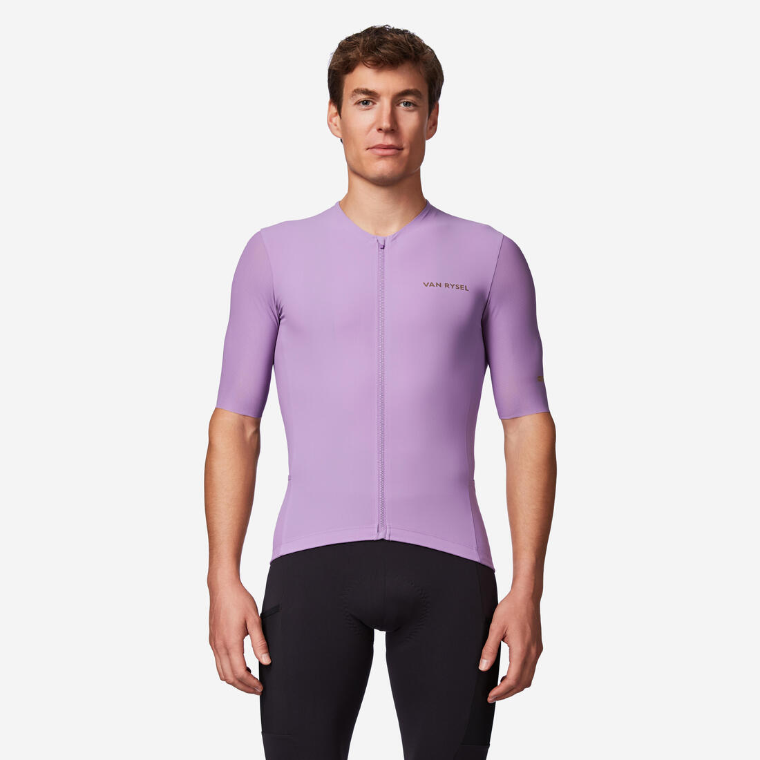 Maillot manches courtes de vélo route longue distance unisexe, EDR ULTRA