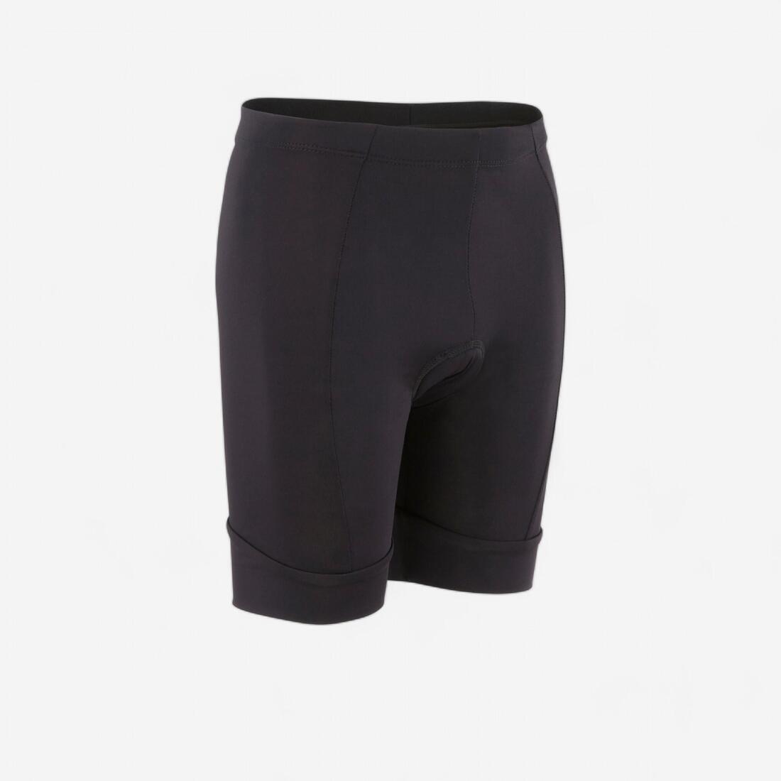 CUISSARD VÉLO ENFANT 100 NOIR 7-13 ANS