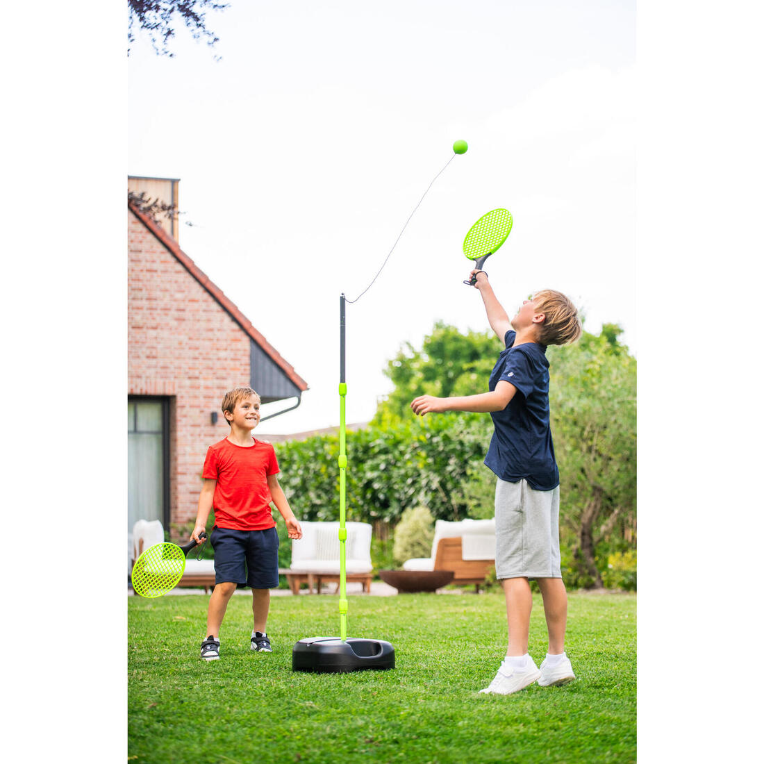 Pack de Speedball (1mât, 2 raquettes et 1 balle) TURNBALL JUNIOR NOIR JAUNE