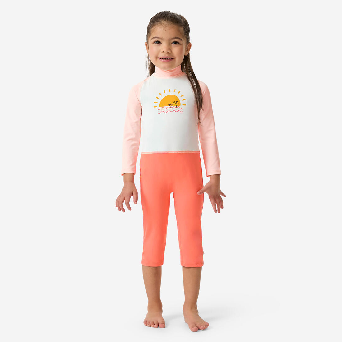 Combinaison de natation anti uv bébé / enfant manches longues imprimé