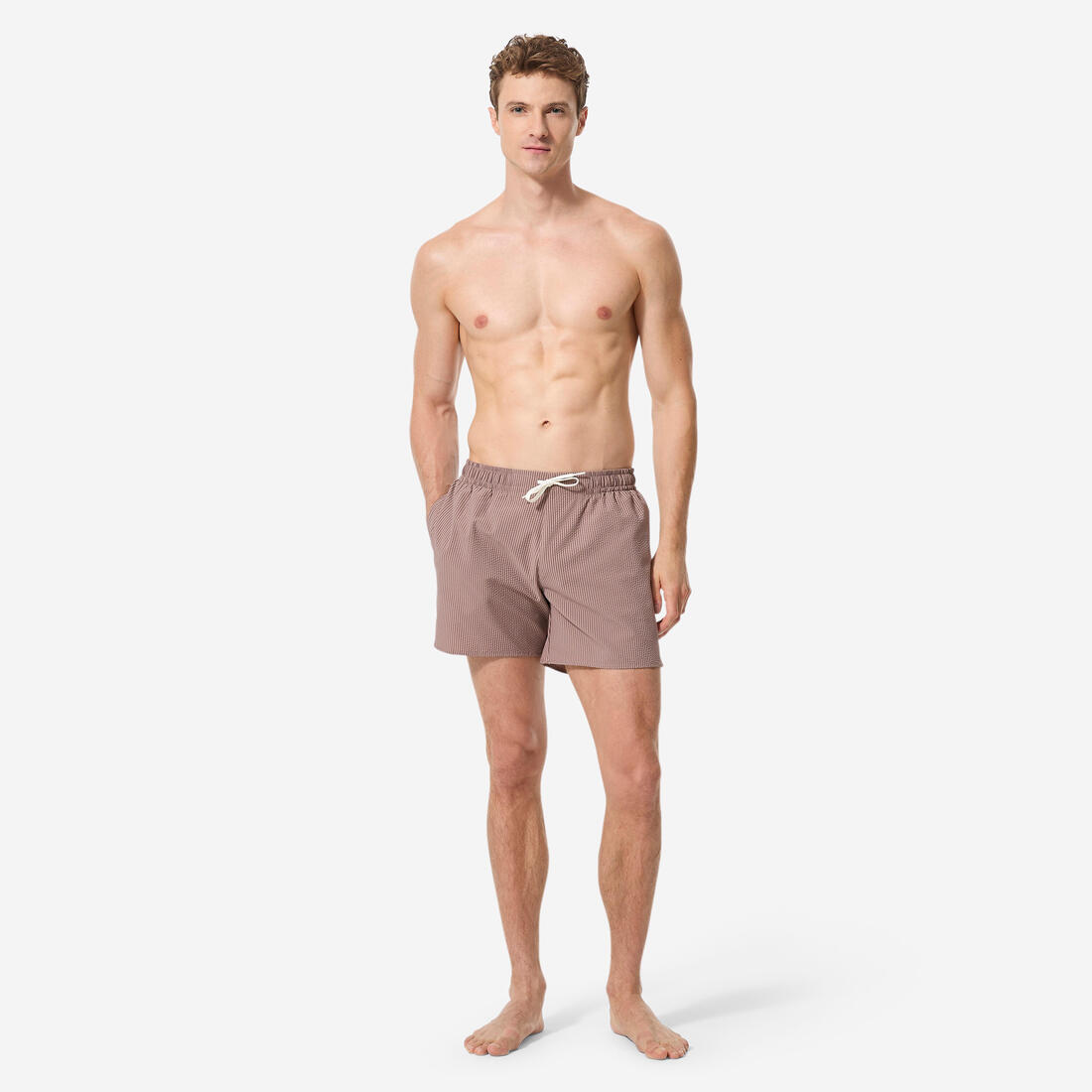 Boardshort surf short de bain surf court 15" homme, 100 Texturé