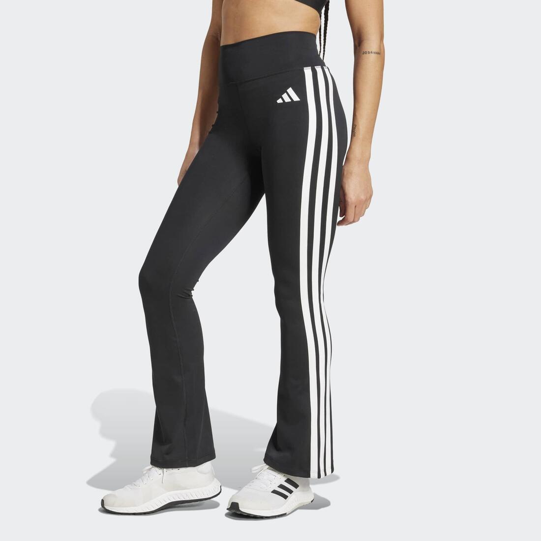 Legging fitness femme, noir