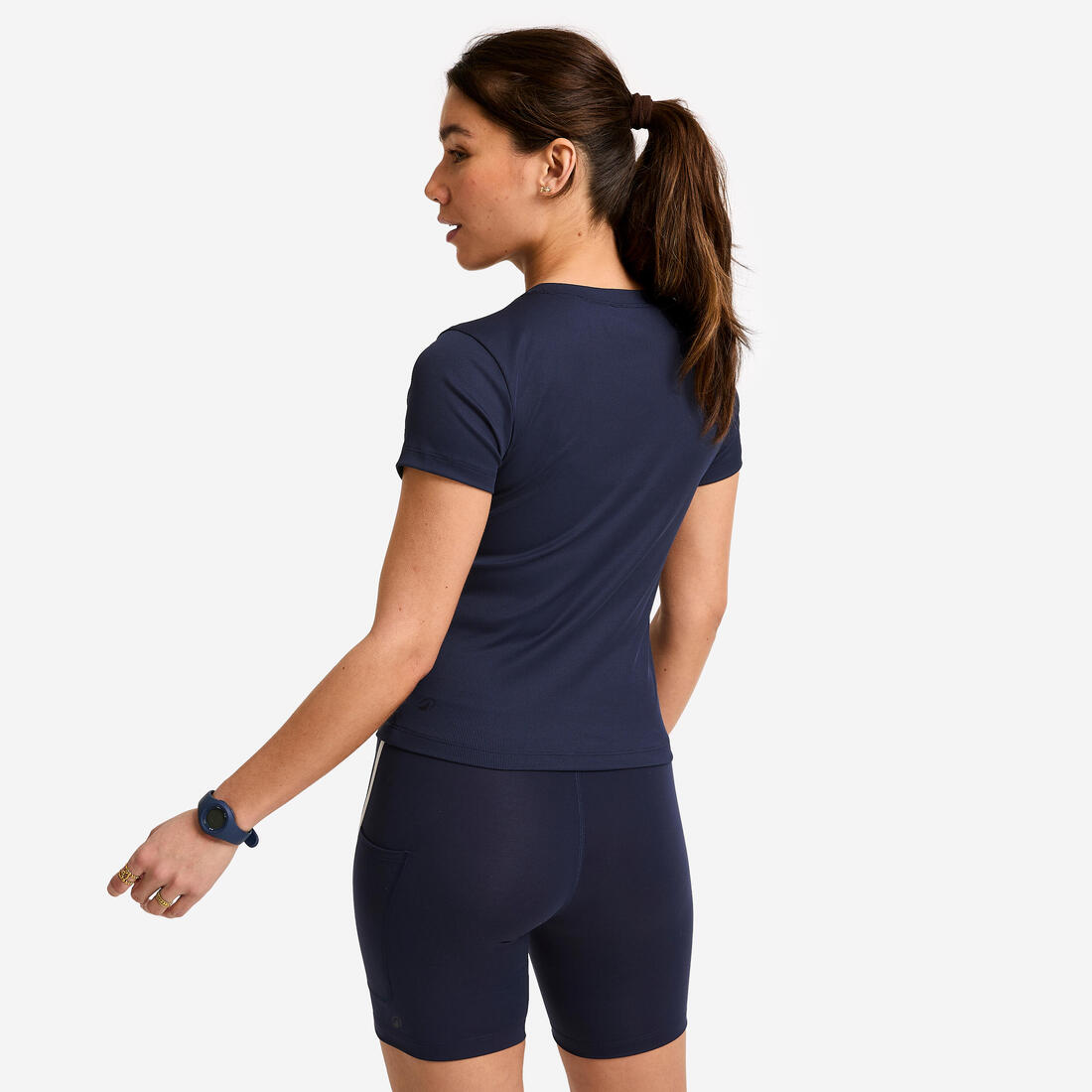 Tee-shirt côtelé femme
