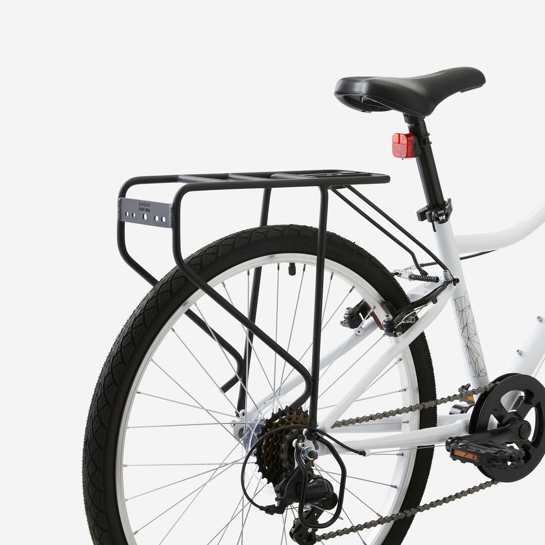 Porte bagage aluminium pour vélo 24" et 26"