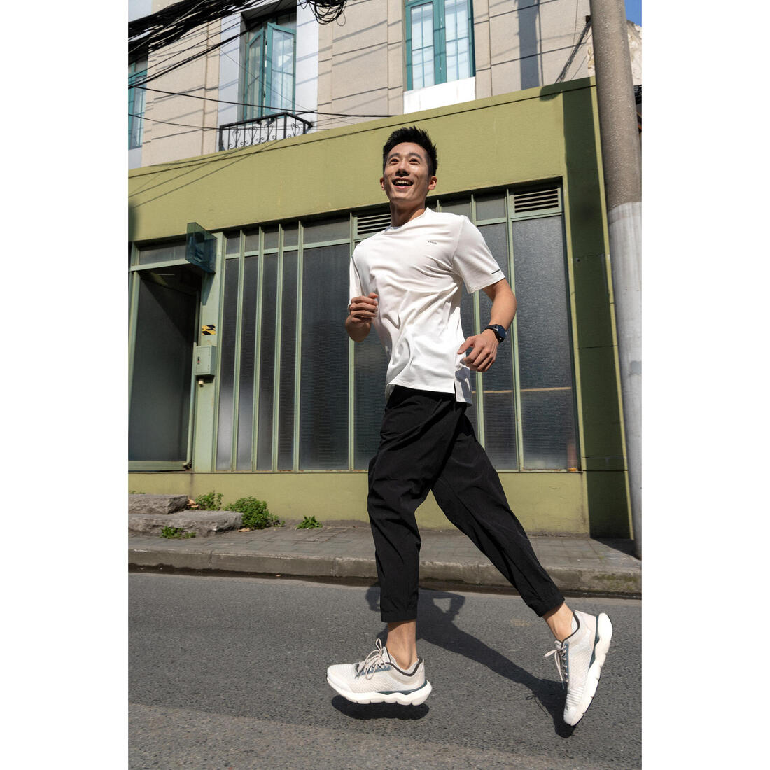 T-shirt de running respirant homme - kiprun run 500 dry