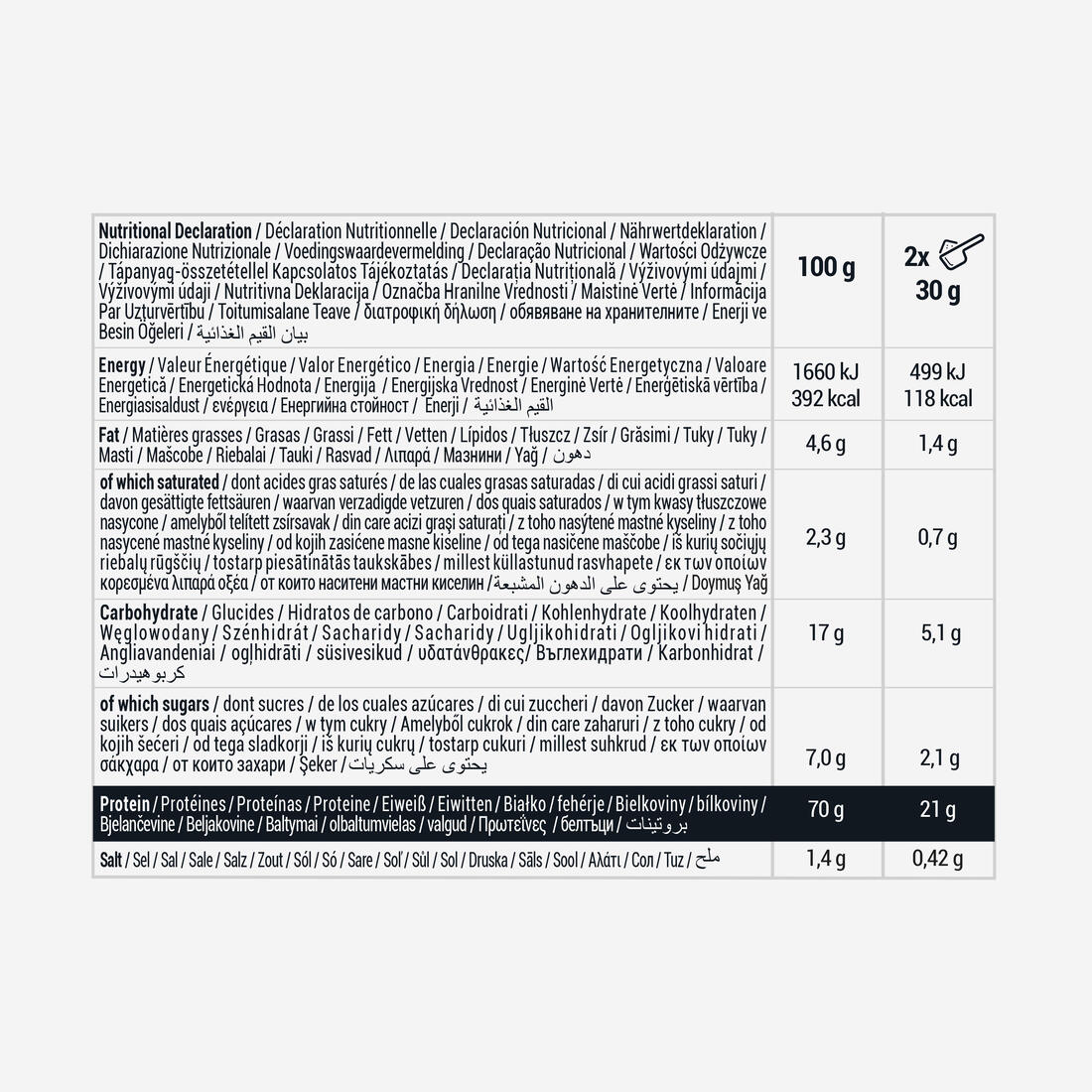 Whey protéine caramel 900g