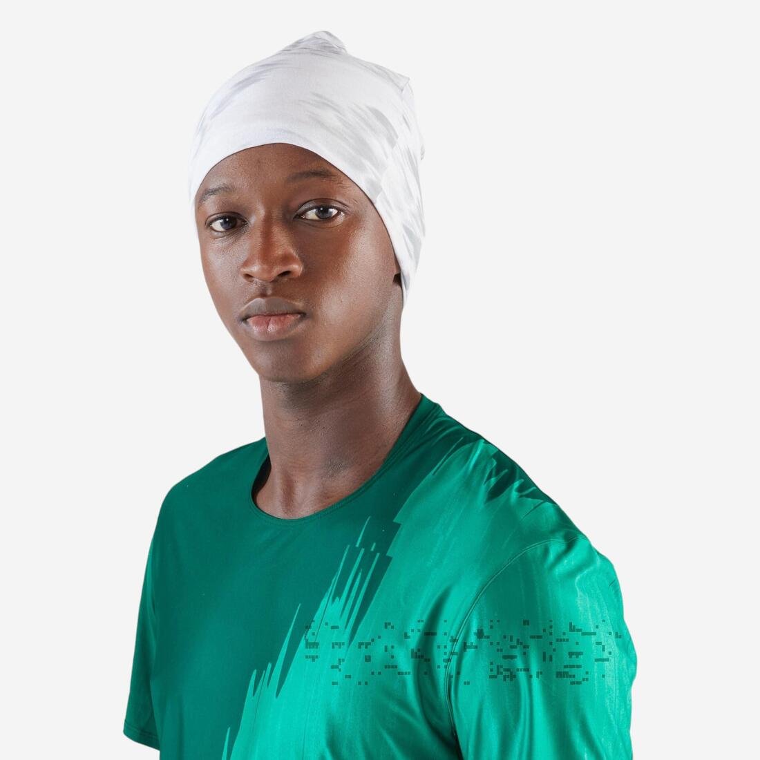 Tour de cou running / Bandeau multifonctions Homme Femme -KIPRUN gris chine