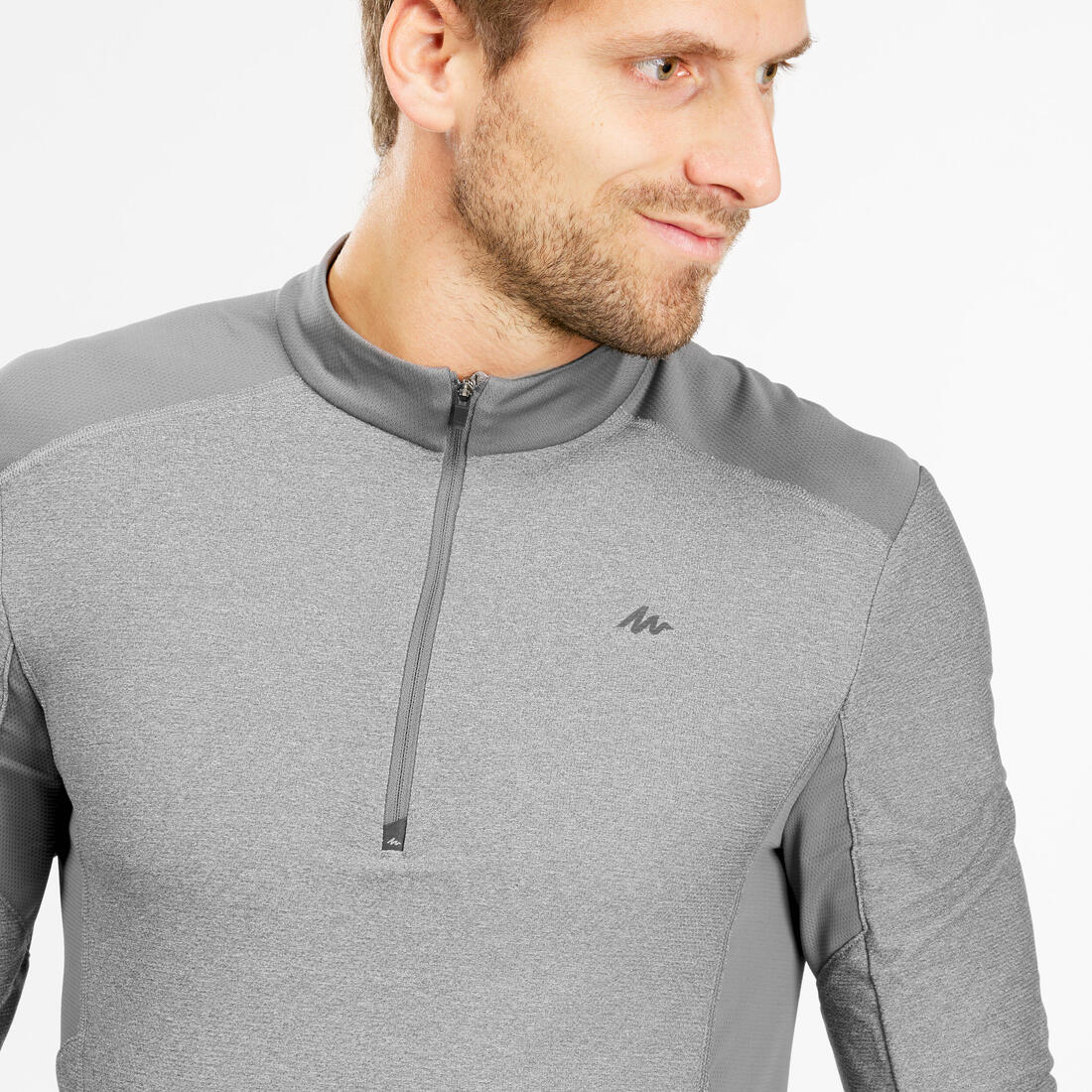 T-Shirt Manches longues de randonnée montagne homme - MH500