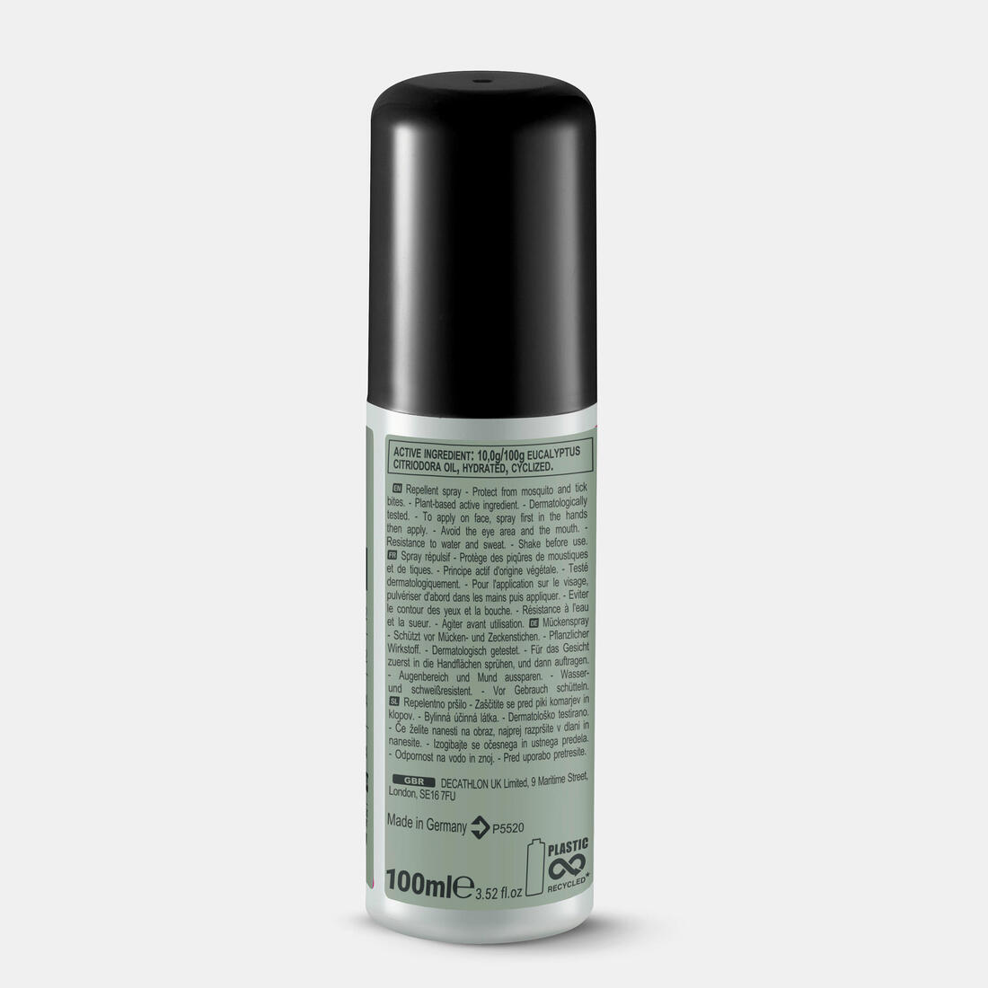Spray répulsif anti moustique et tique Huile essentielle d'eucalyptus 100ml