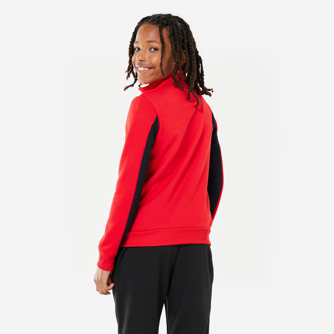 Survêtement mixte, enfant respirant - noir et