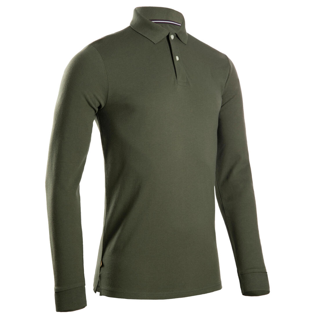 Polo golf manches longues Homme -  MW500 bleu marine