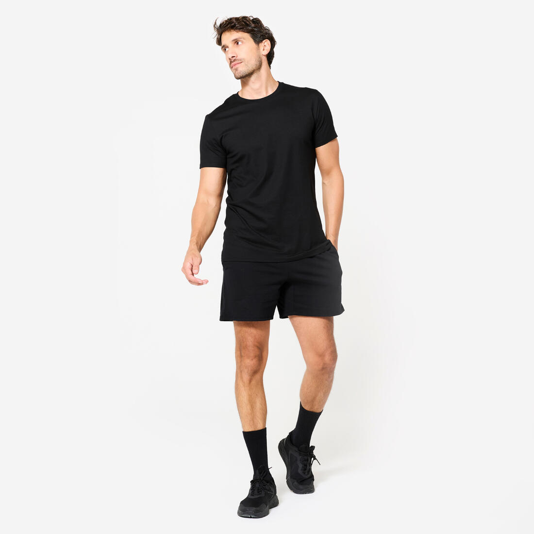 T-shirt fitness coton homme - 100 sportee