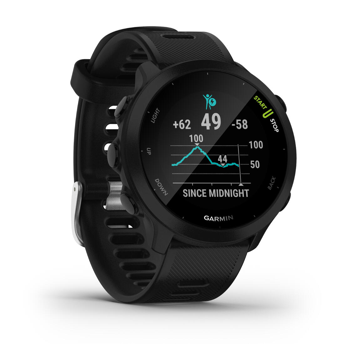 Montre gps connectée garmin forerunner 55 noire