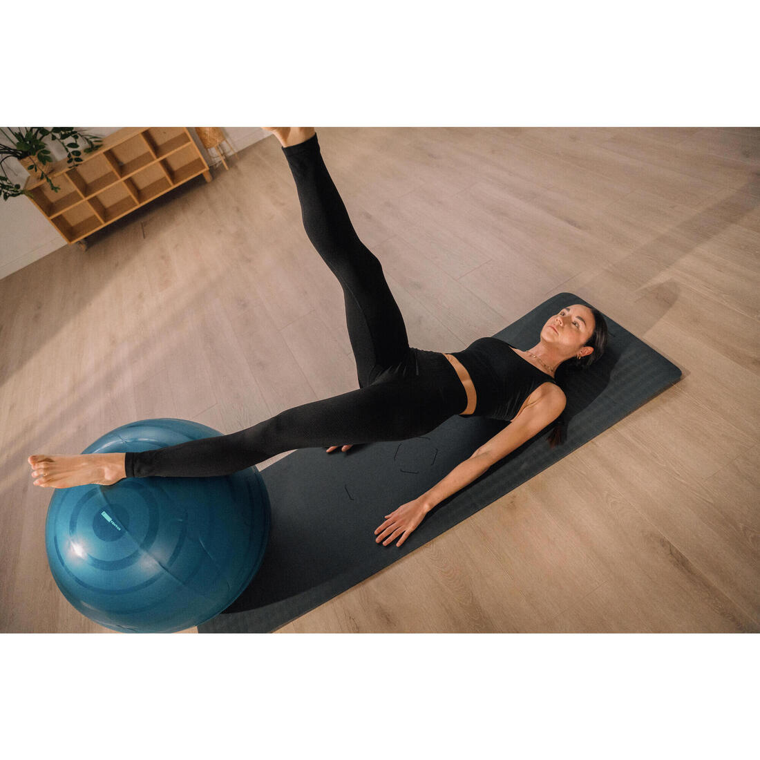 Legging long yoga effet seconde peau taille haute