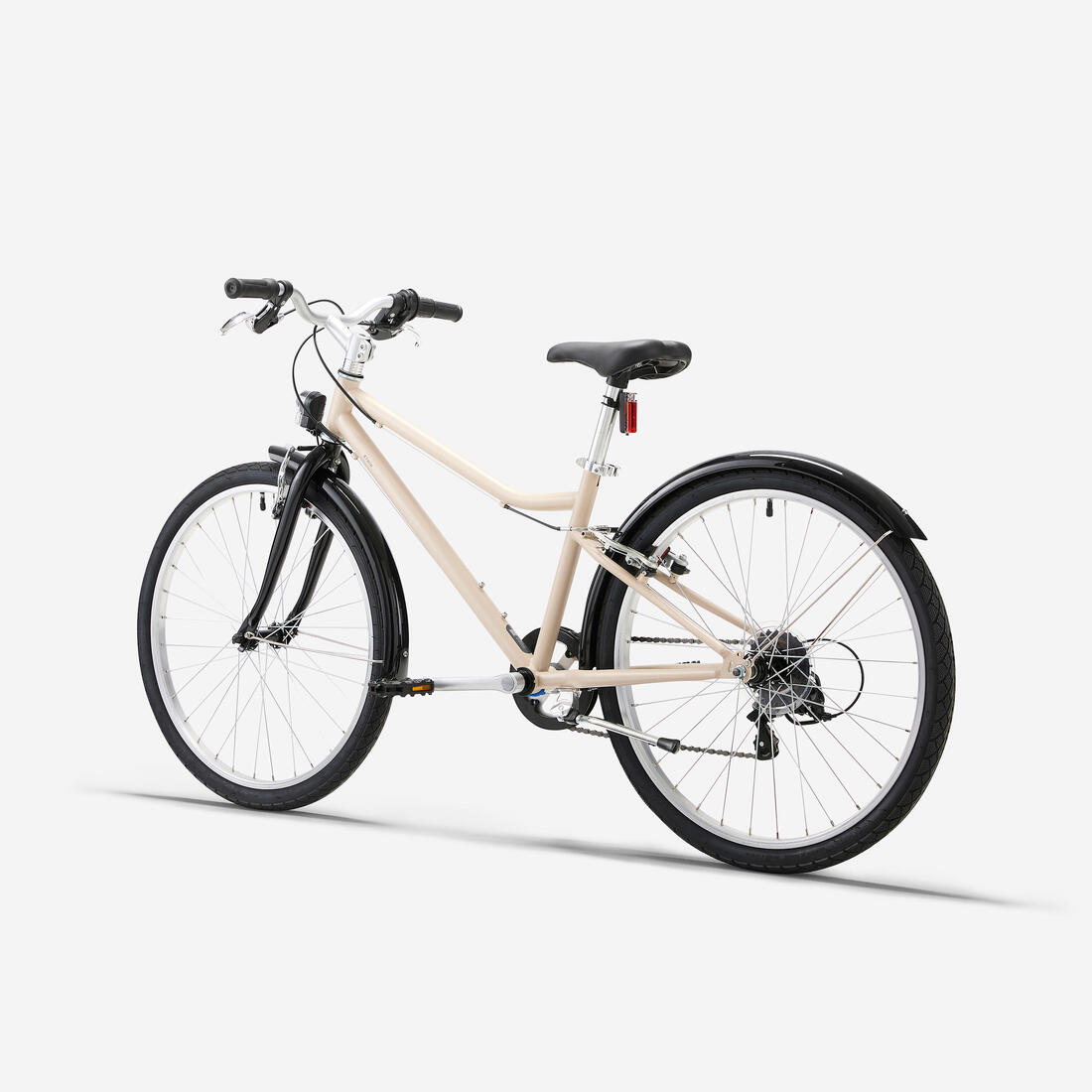 Vtc enfant riverside 500 noir corail 24 pouces 9-12 ans