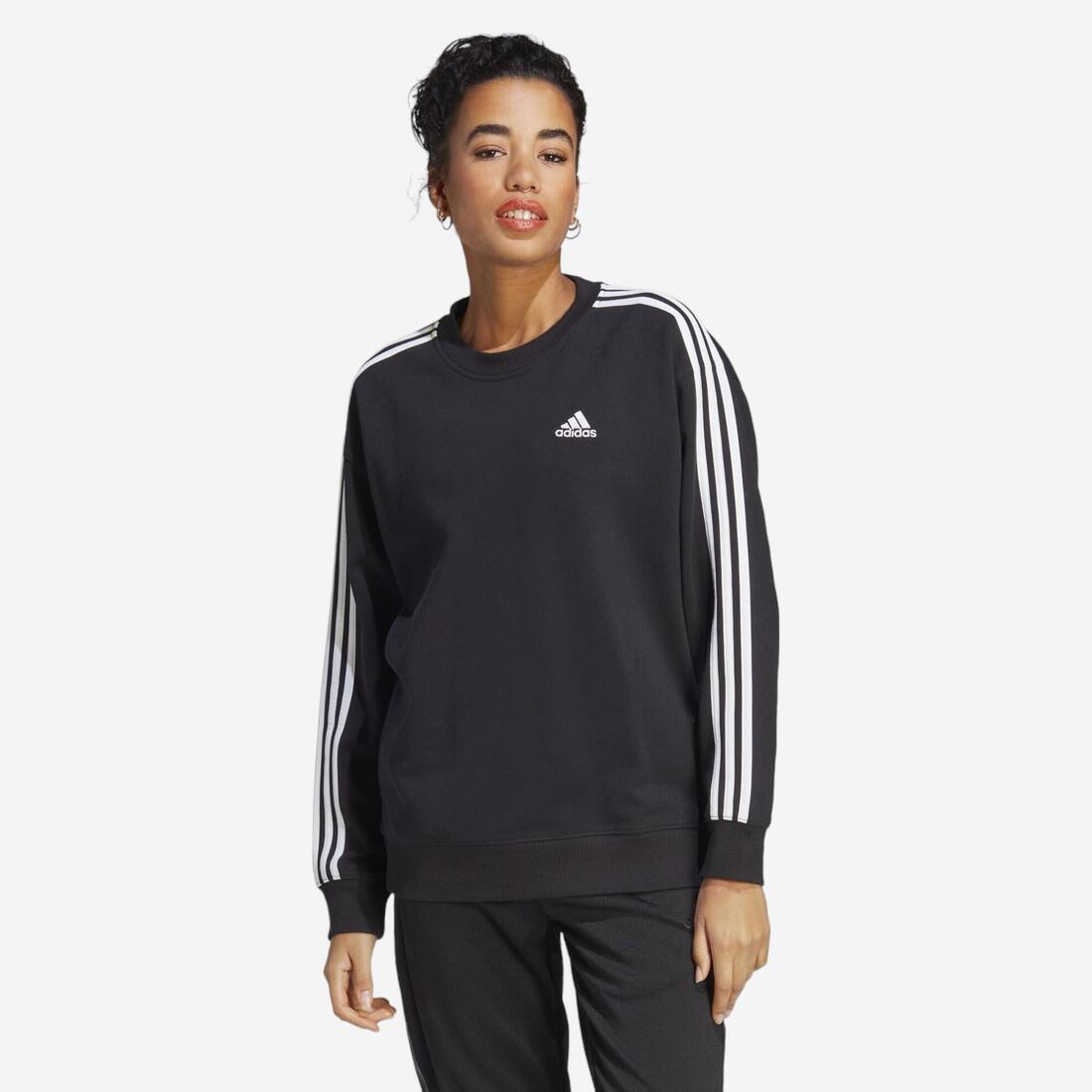 SWEAT-SHIRT DE FITNESS SOFT TRAINING ADIDAS FEMME NOIR – noir