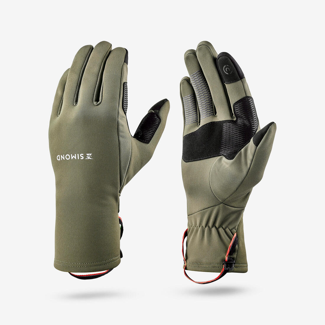 Gants tactiles et stretch de trekking adultes, MT500