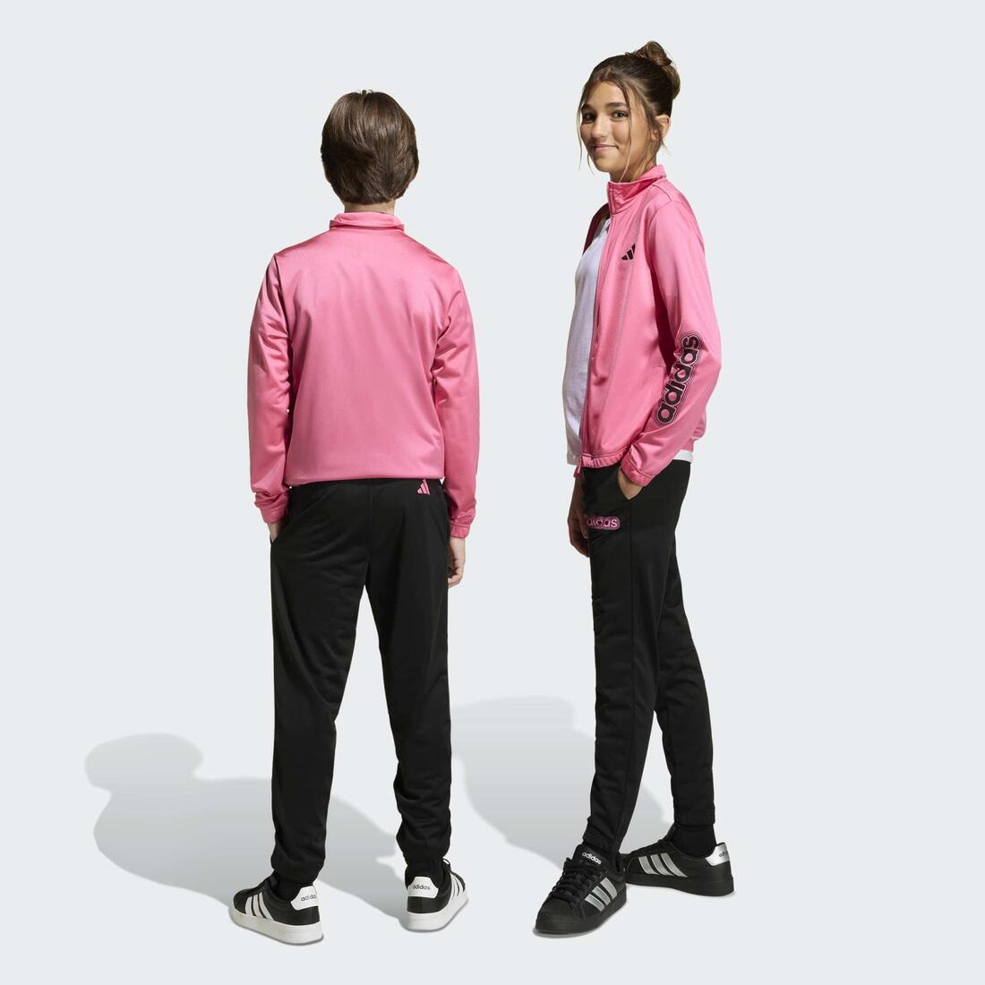 Ensemble de survêtement fille, rose et noir