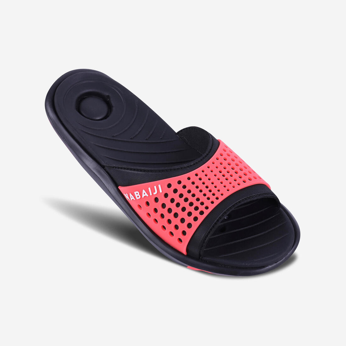 Sandale Claquette Piscine Femme SLAP900 Noir Corail