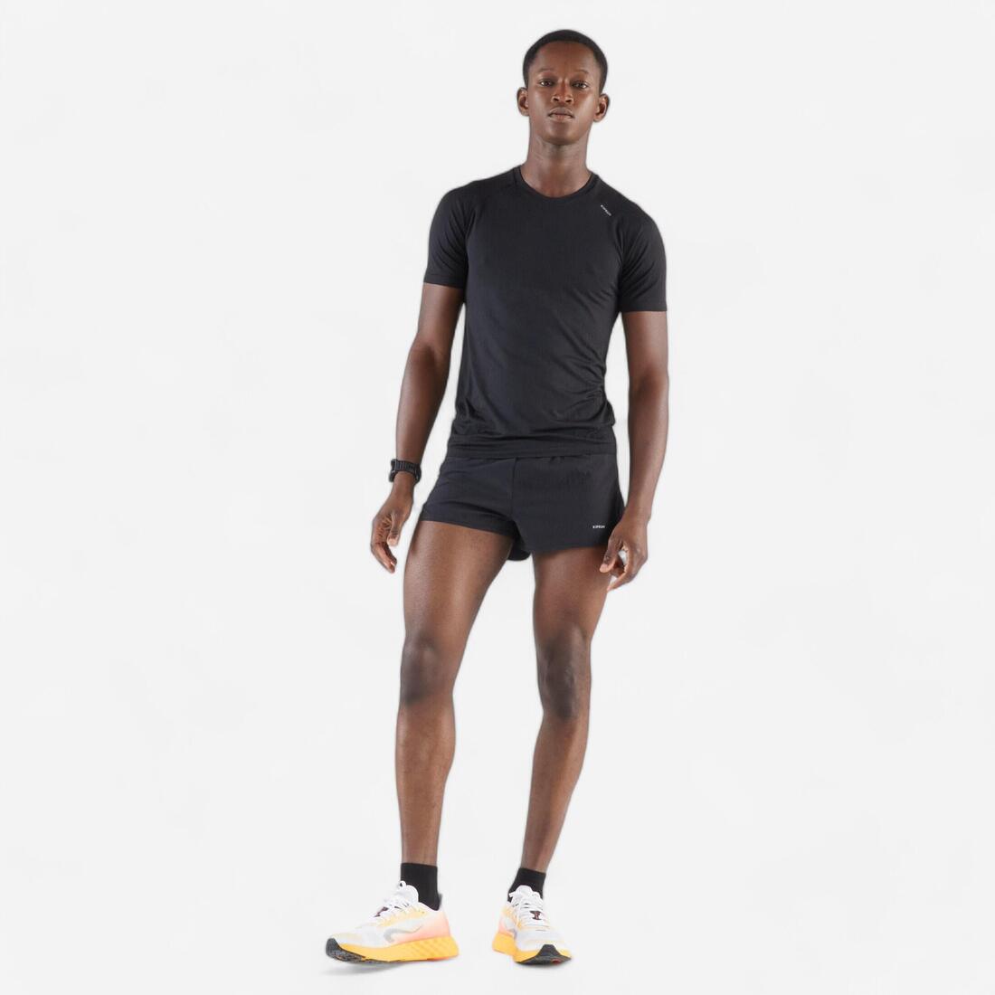 Short de running homme - kiprun run 500 confort split