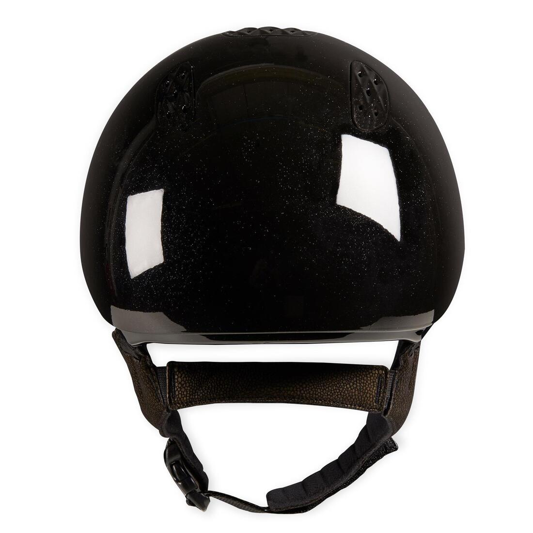 Casque équitation adulte et enfant - 520 noir mat