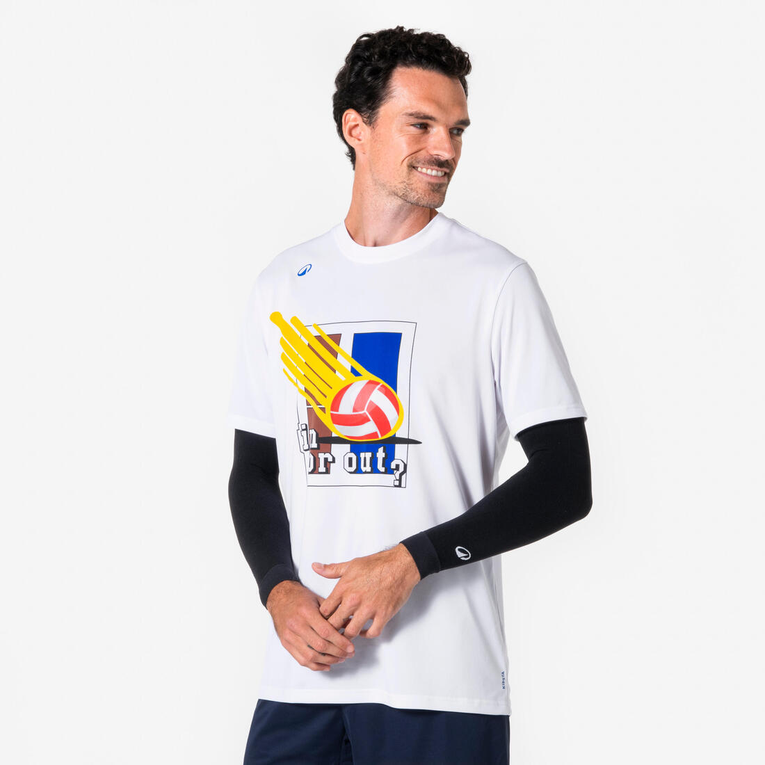 MANCHONS DE VOLLEY-BALL VAP500 BLANCS