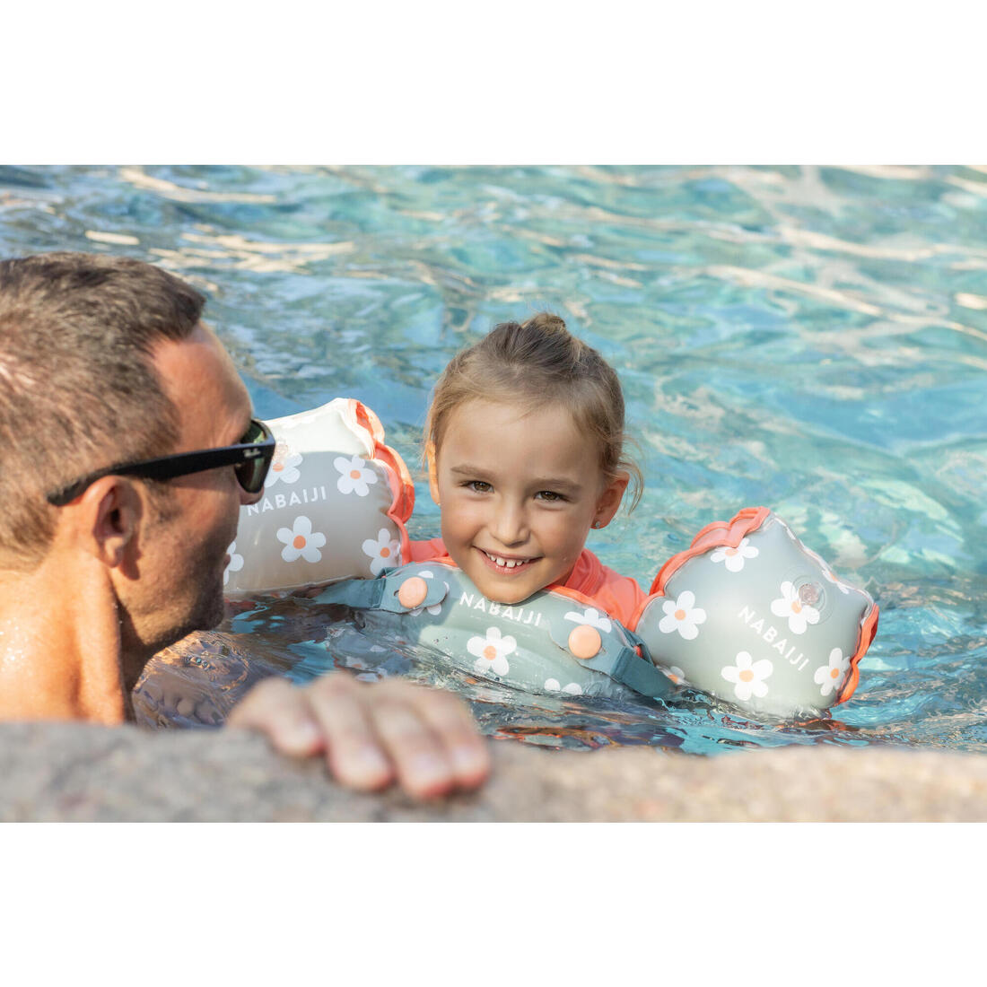 Brassards De Piscine Evolutif Enfant - Tiswim print savane