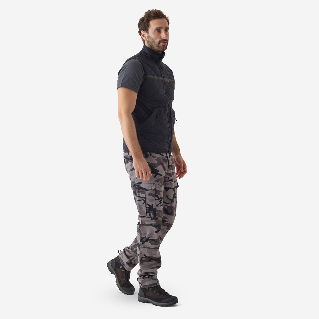 Gilet chasse matelassé silencieux 500.