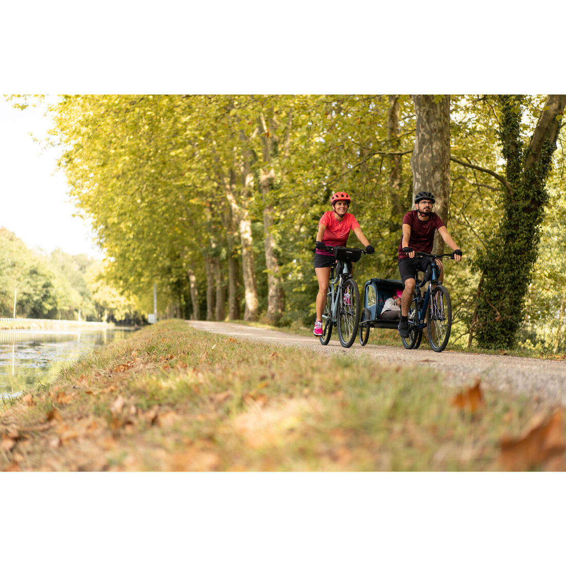VÉLO TOUT CHEMIN RIVERSIDE 500 VERT D'EAU