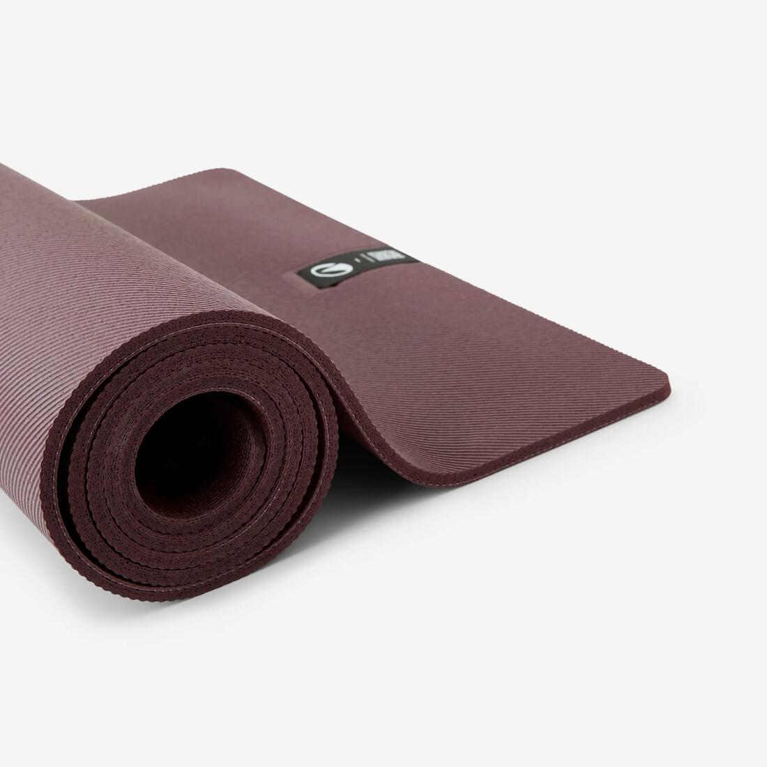 Tapis de fitness résistant 7mm, gris foncé