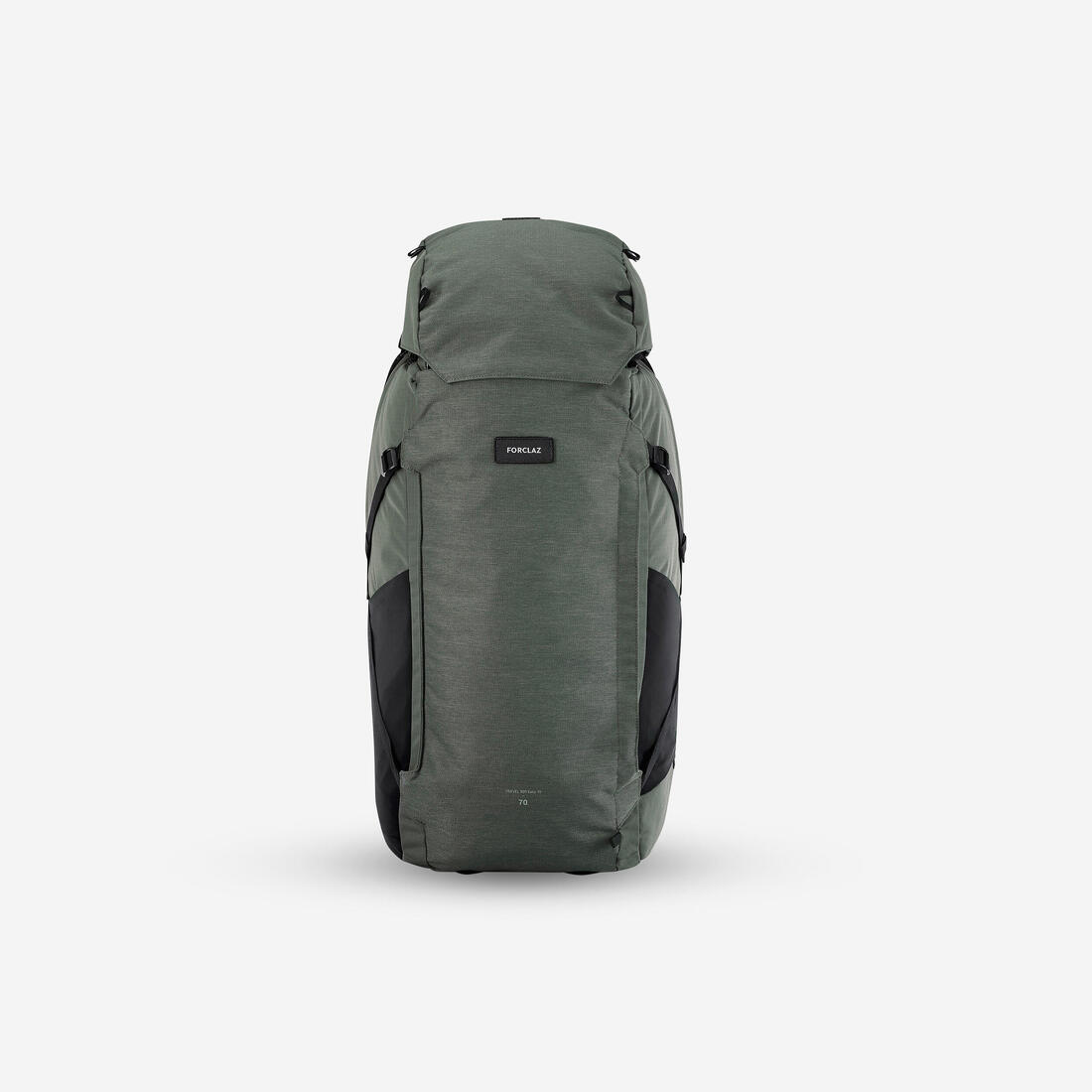 Sac à dos de voyage ouverture valise 70+6L homme, Travel 900 vert kaki