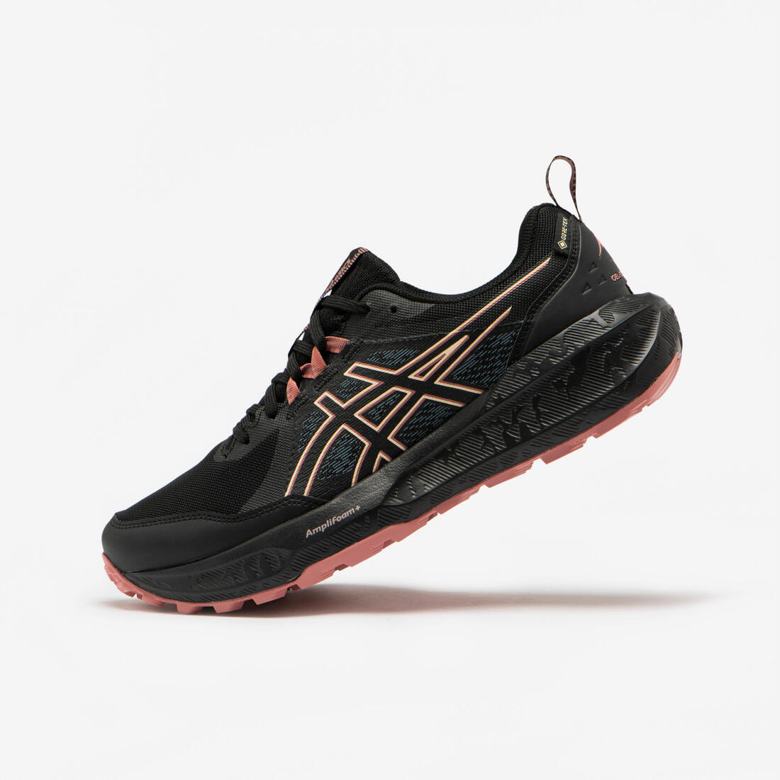 Chaussures de running trail goretex femme, Asics gel-sonoma 8, noir et