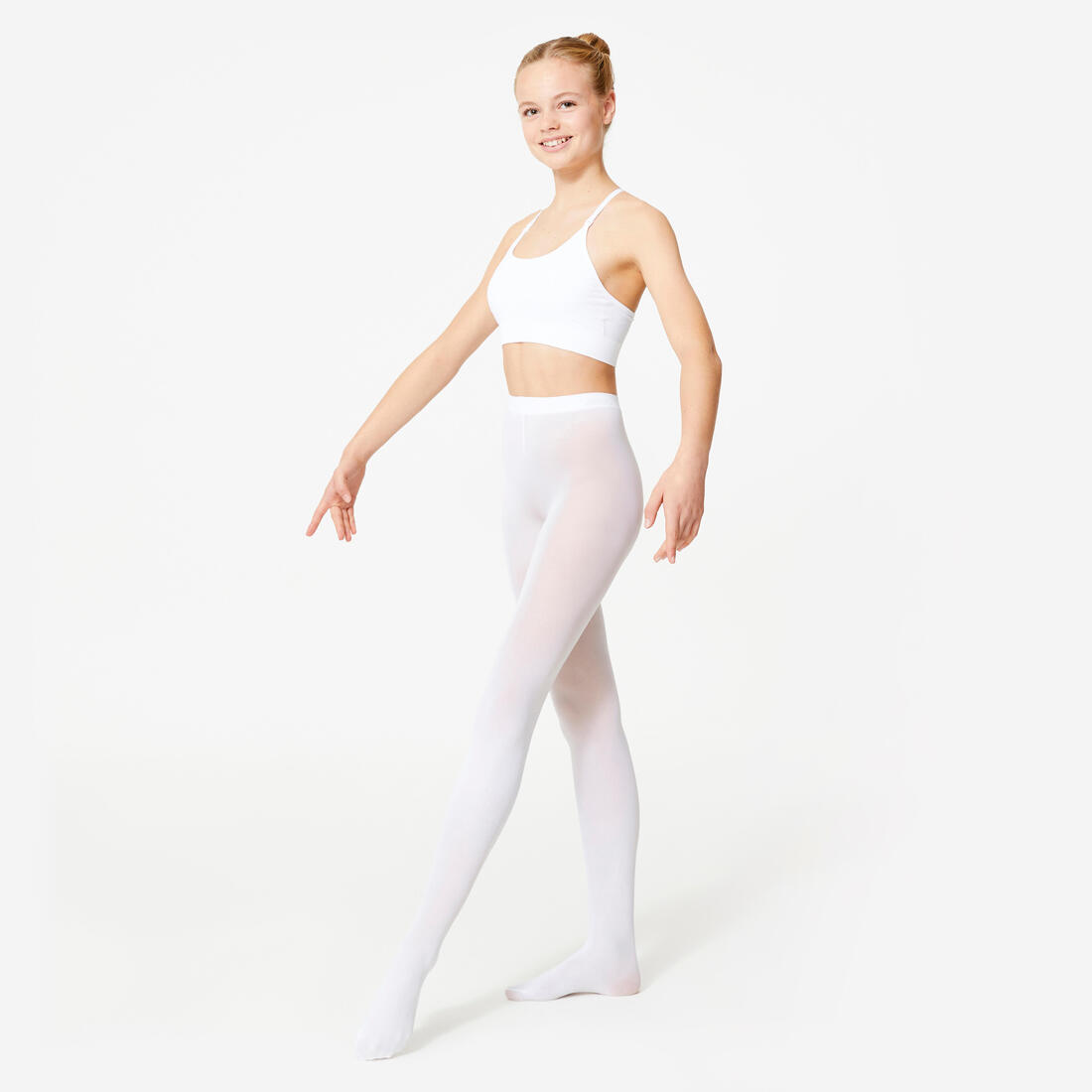 Collants de danse classique avec pieds Fille