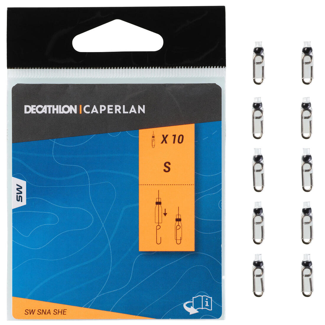 Attache gainée L en surfcasting