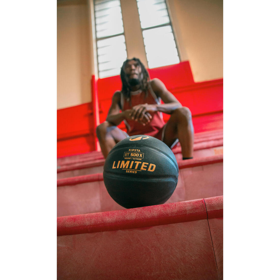 Ballon de basket adulte bt500 grip taille 7