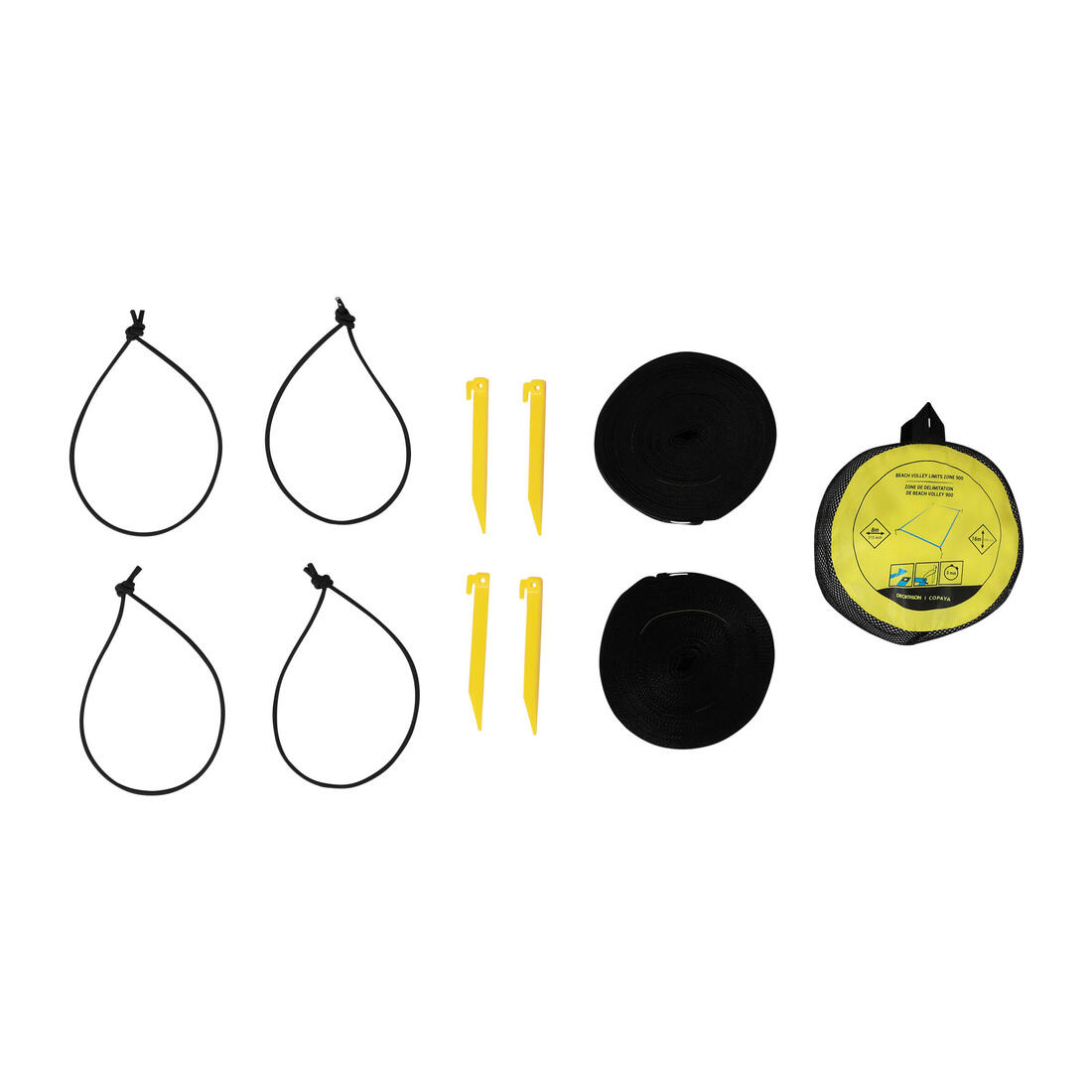 Lignes de beach volley aux dimensions officielles (8mx16m) BV900