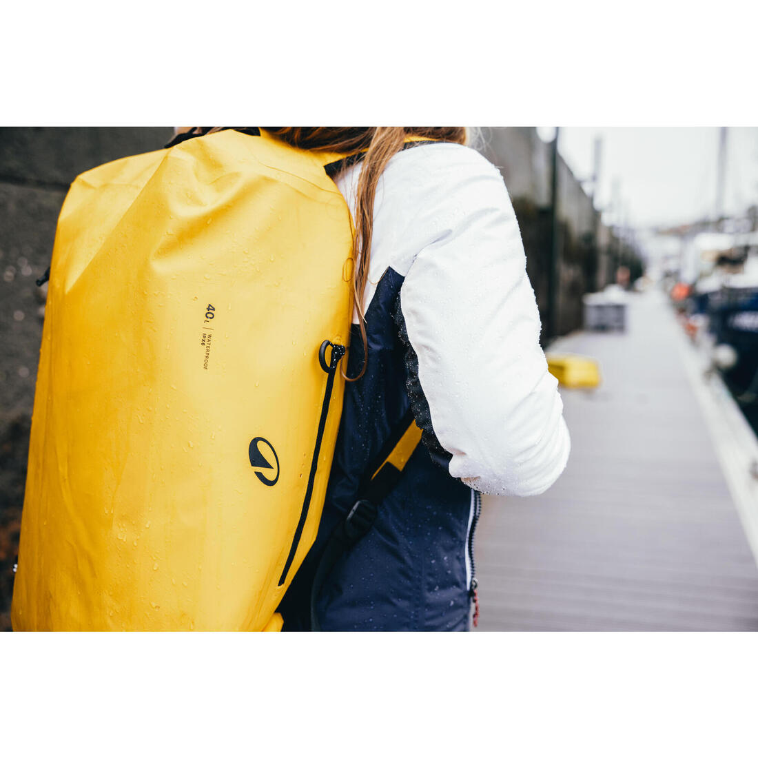 Sac de voyage étanche sports d’eau 40 L, IPX6