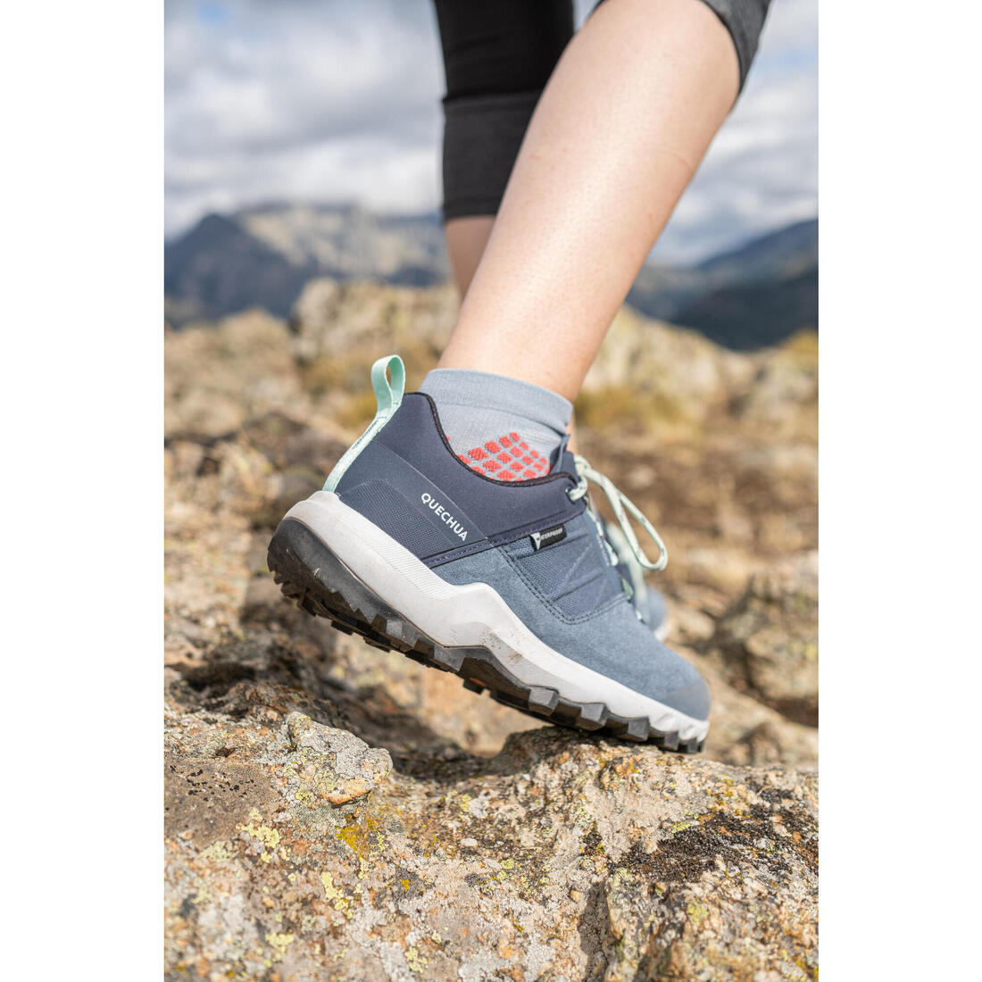 Chaussures imperméables de randonnée montagne - MH500 - femme